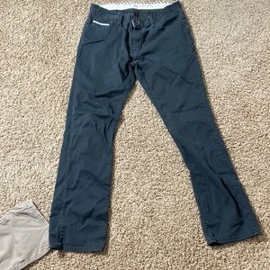 vintage custom made vans grey pants